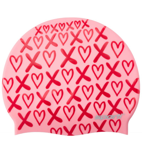 Sporti XOXO Silicone Swim Cap