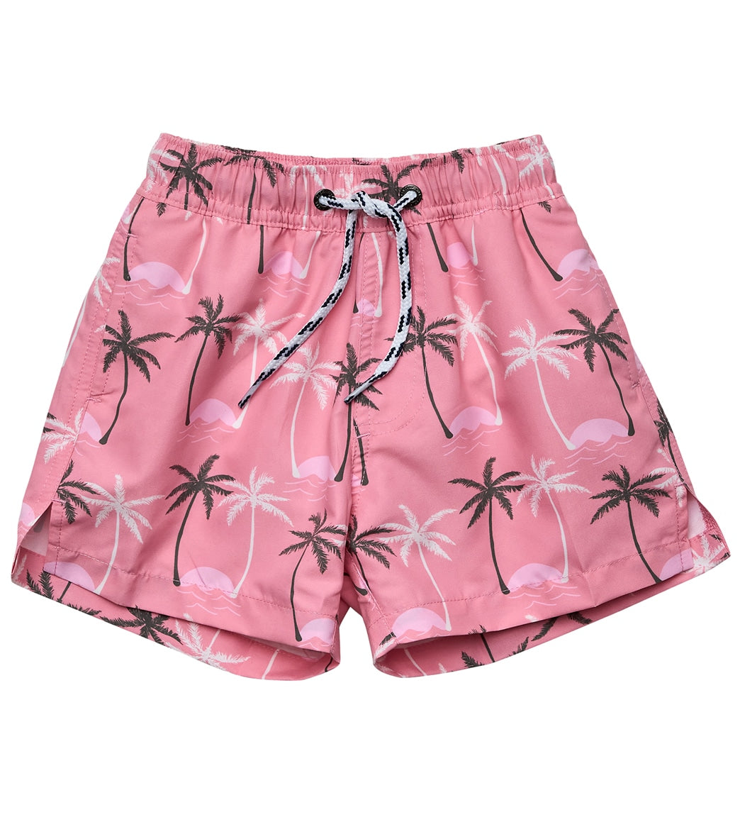 Snapper Rock Boys Palm Paradise Sustainable Volley Shorts (Toddler, Little Kid, Big Kid)