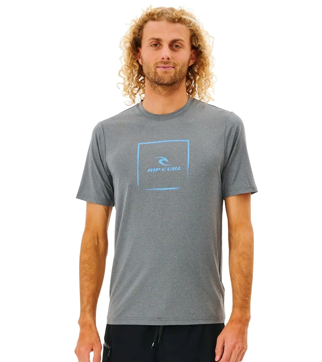 Rip Curl Mens Corp Icon Short Sleeve Upf 50 Surf Shirt