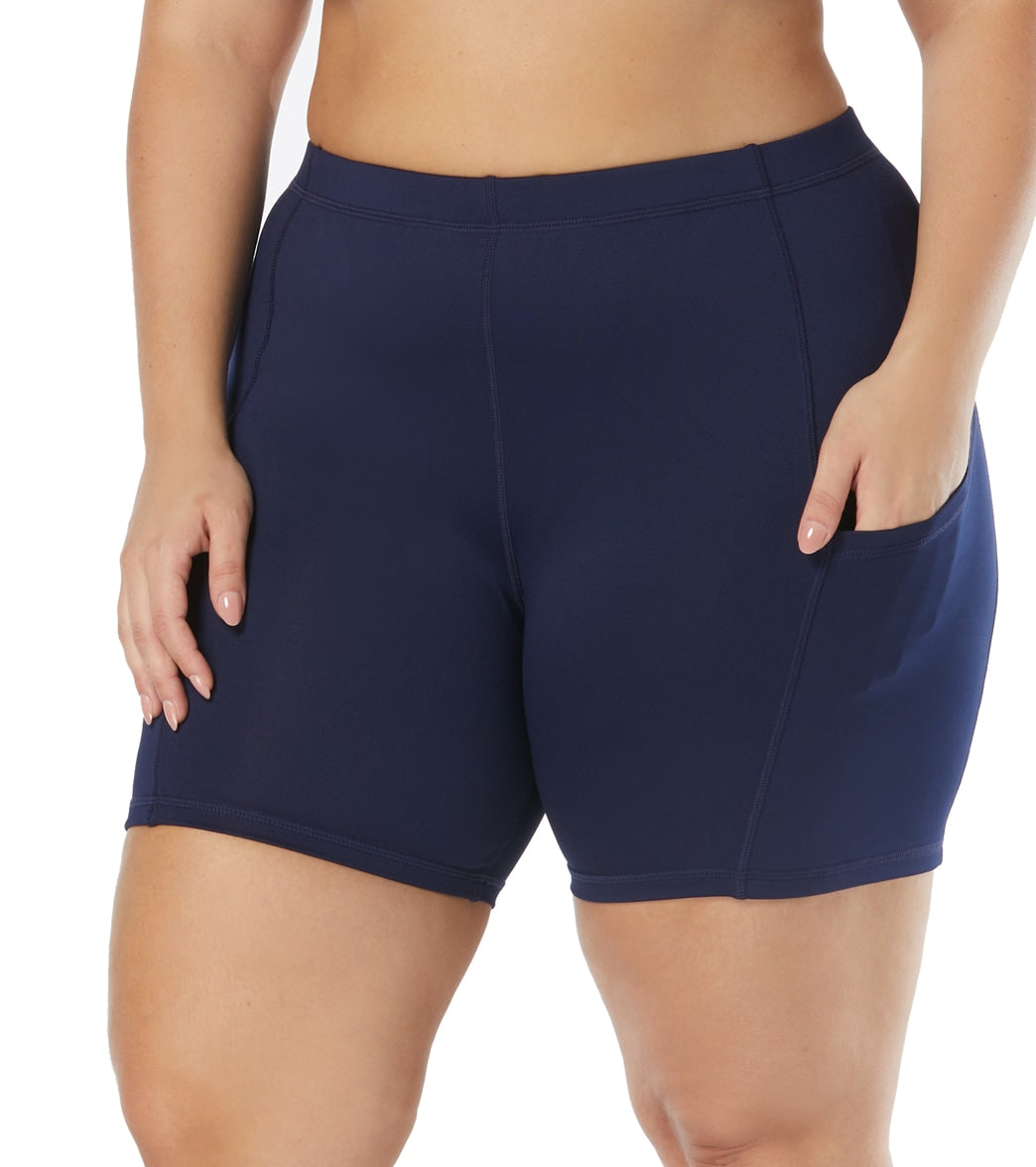 Beach House Women's Plus Size Paloma Beach Solid Indy Swim Short at