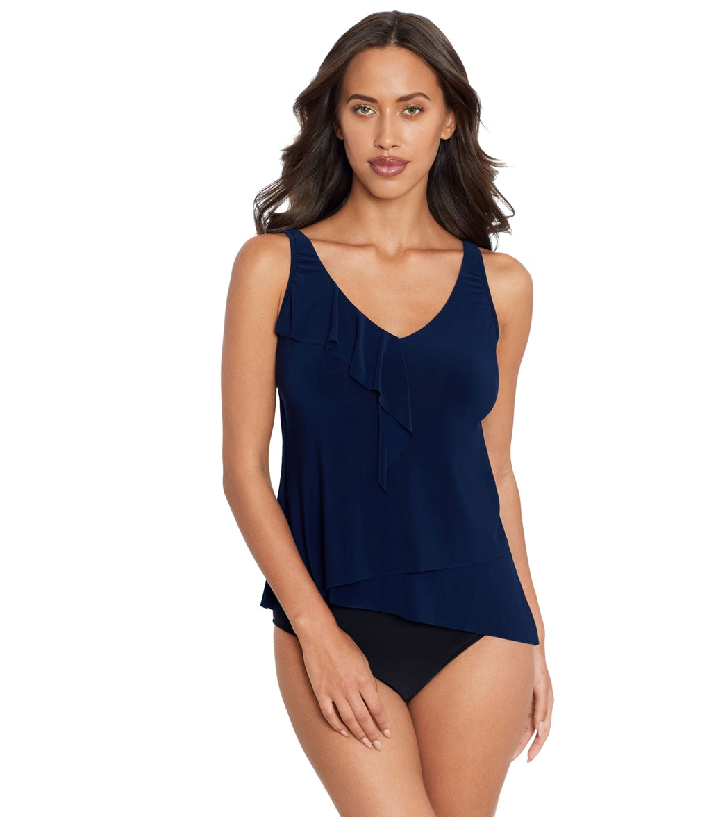 Magicsuit by Miraclesuit Womens Cascade Amira Tankini Top
