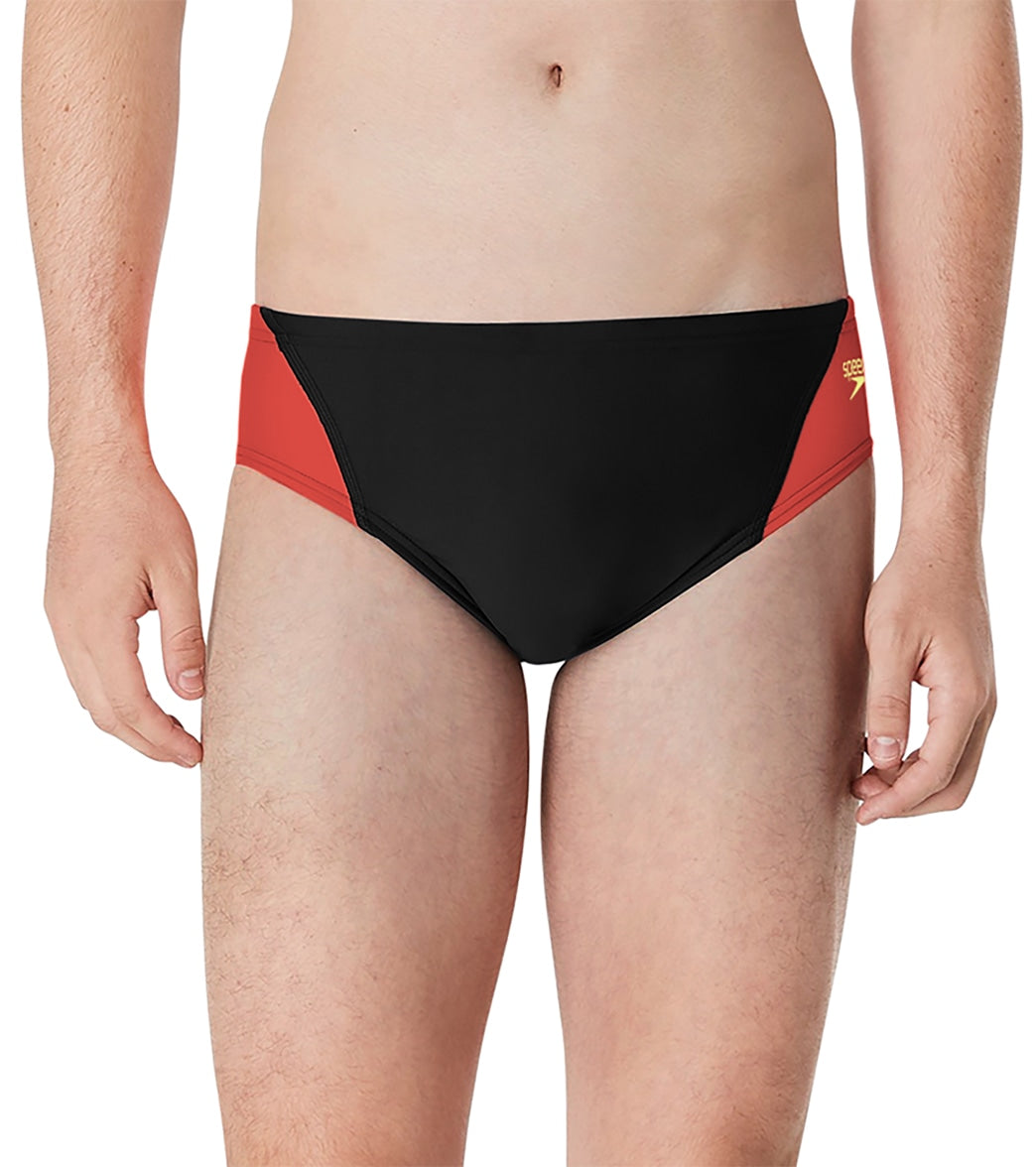 Costume Da Bagno Uomo Speedo Powerflex Eco Revolve Splice – Slip In Nylon Riciclato – Compressione