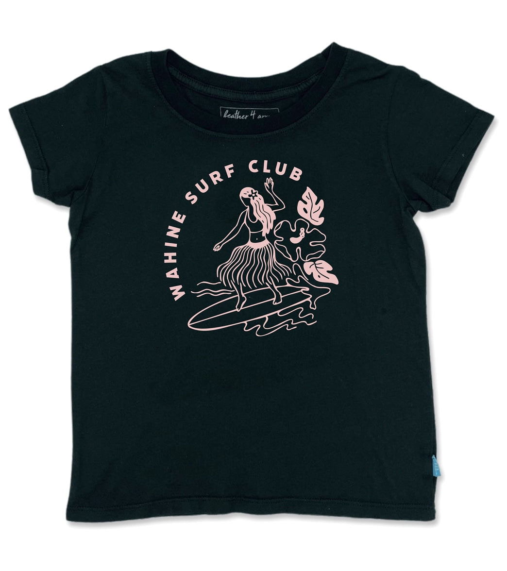 Feather 4 Arrow Girls Wahine Surf Club Everyday Tee (Baby, Toddler, Little Kid, Big Kid)