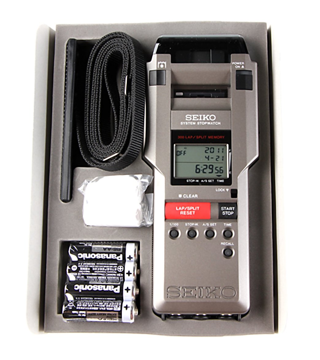 Time Printer Device SEIKO 300 Lap Memory Stopwatch & Printer at SwimOutlet.com