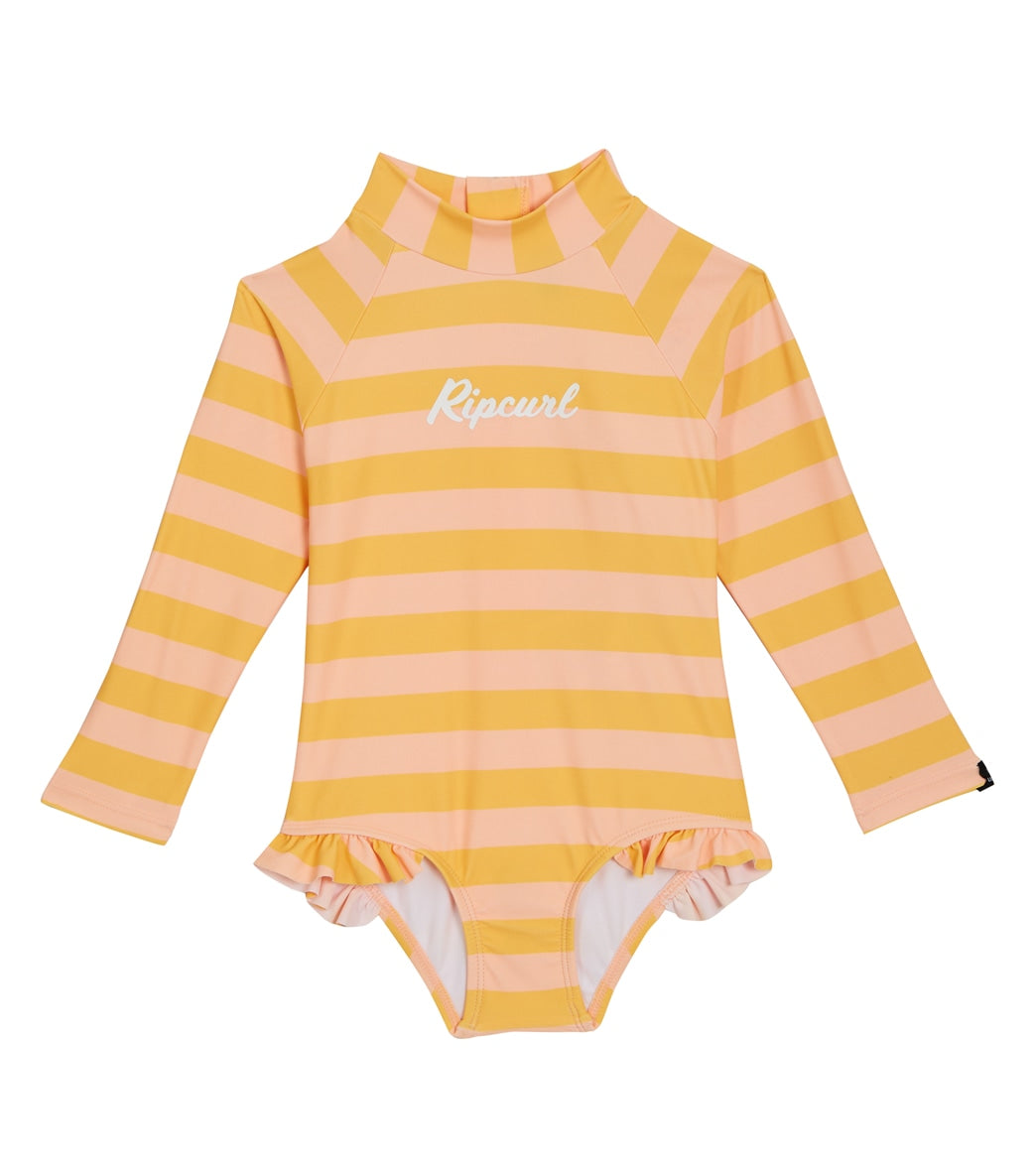 Rip Curl Girls Vacation Club Long Sleeve One Piece Swimsuit (Toddler, Little Kid)