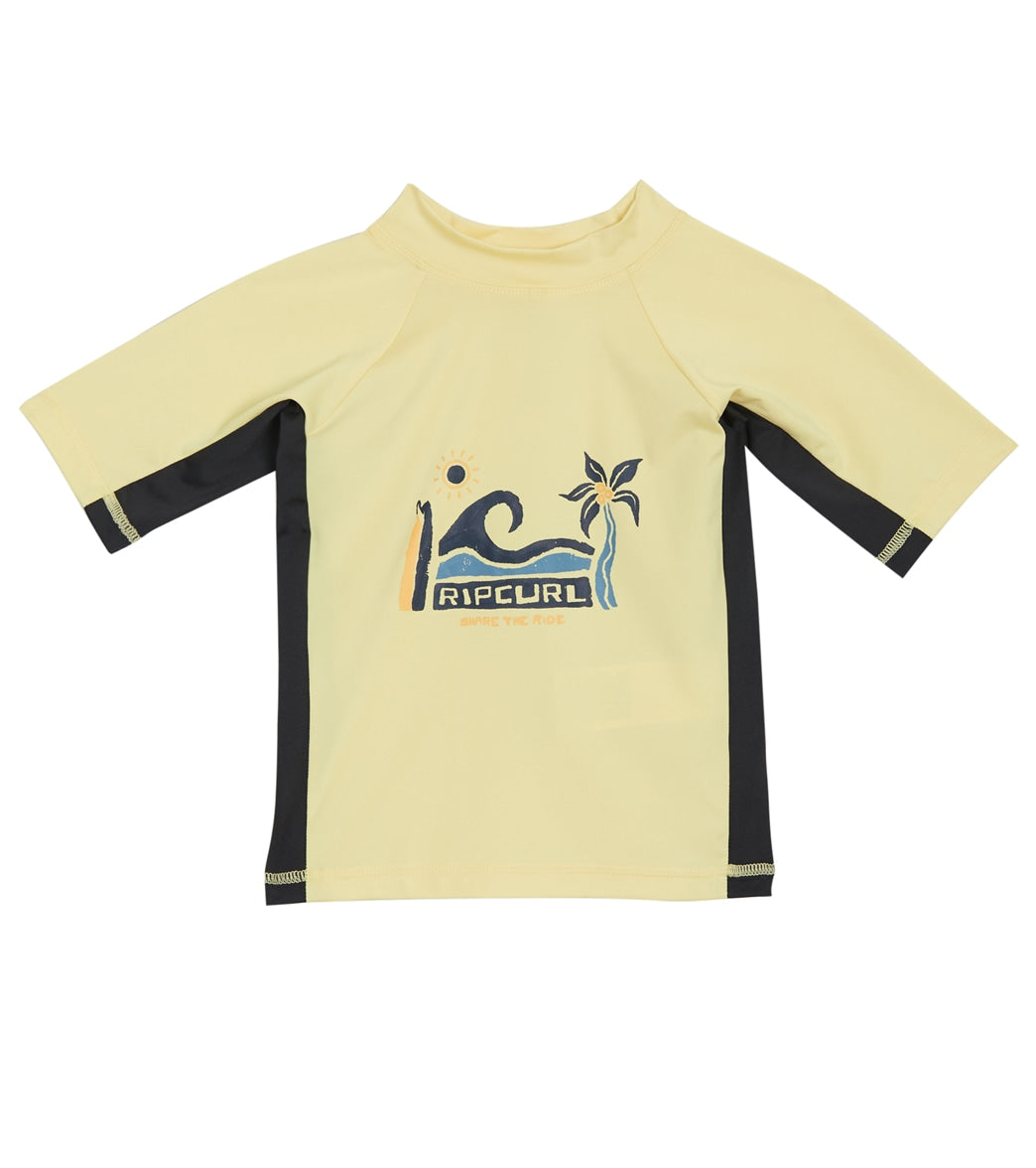 Rip Curl Boys Gremlin Surf Short Sleeve Rashguard (Toddler, Little Kid)