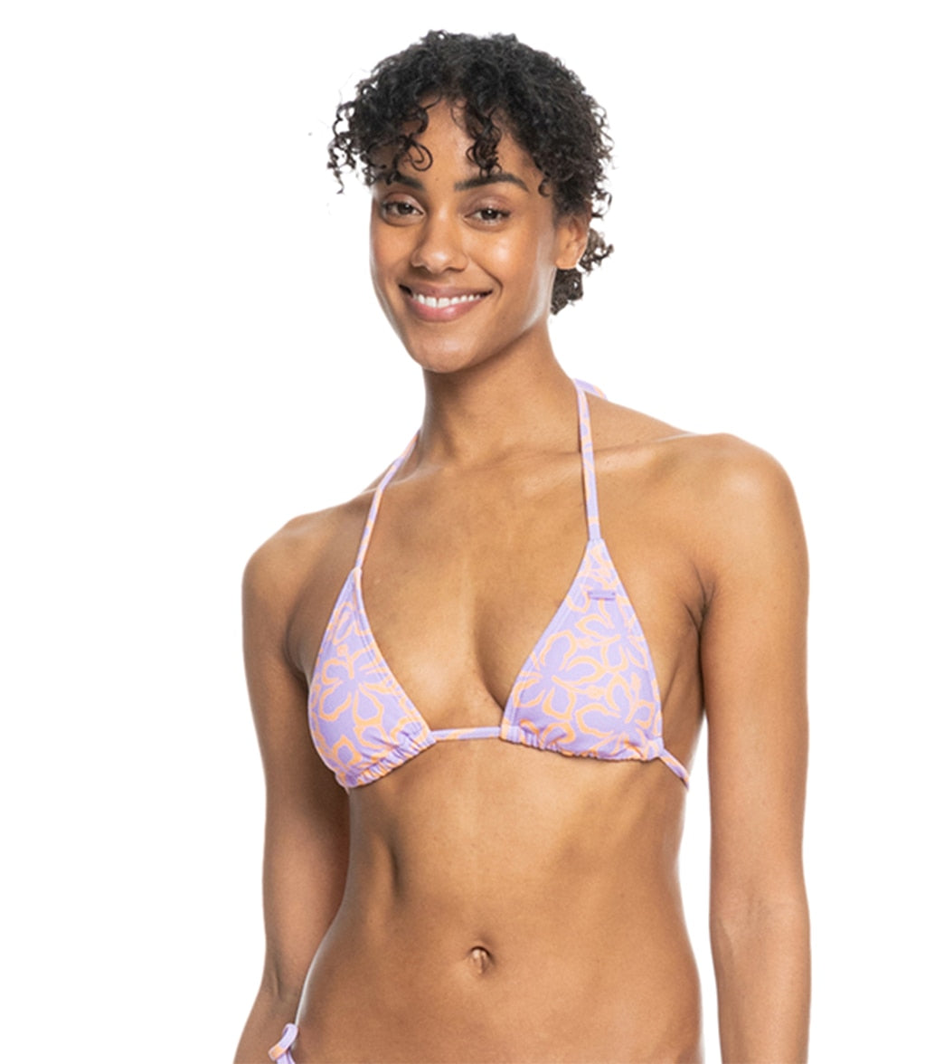 Roxy Women's Hawaiian Heat Elong Triangle Bikini Top at