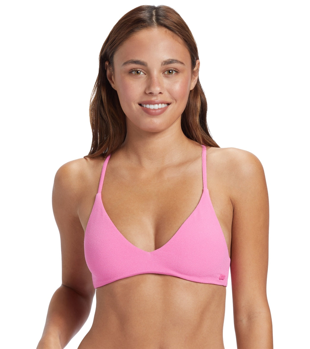 Roxy Womens Hawaiian Heat Athletic Triangle Bikini Top