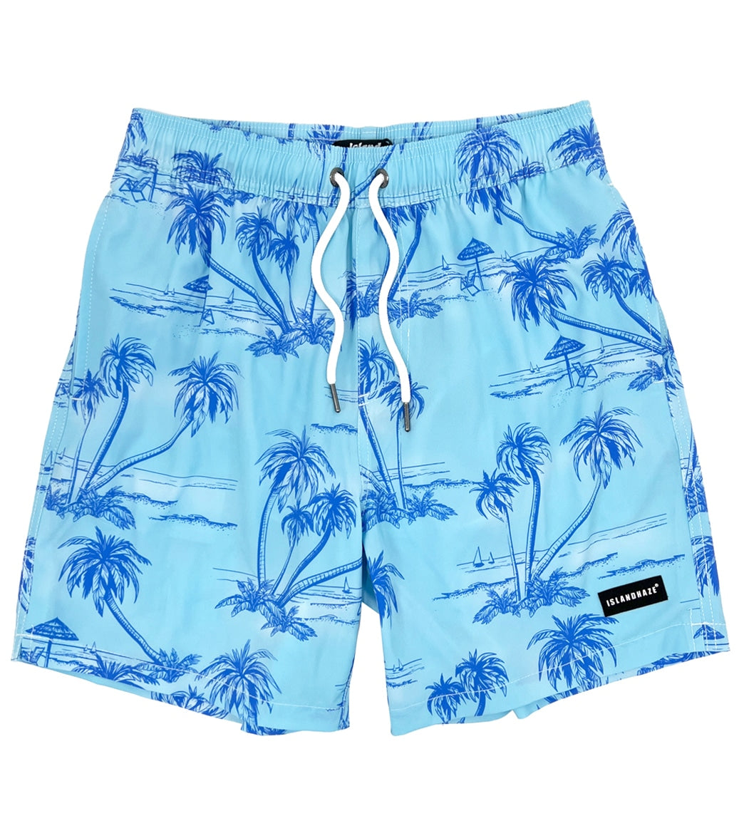 Island Haze Men's 17" Creamy Swim Trunks at