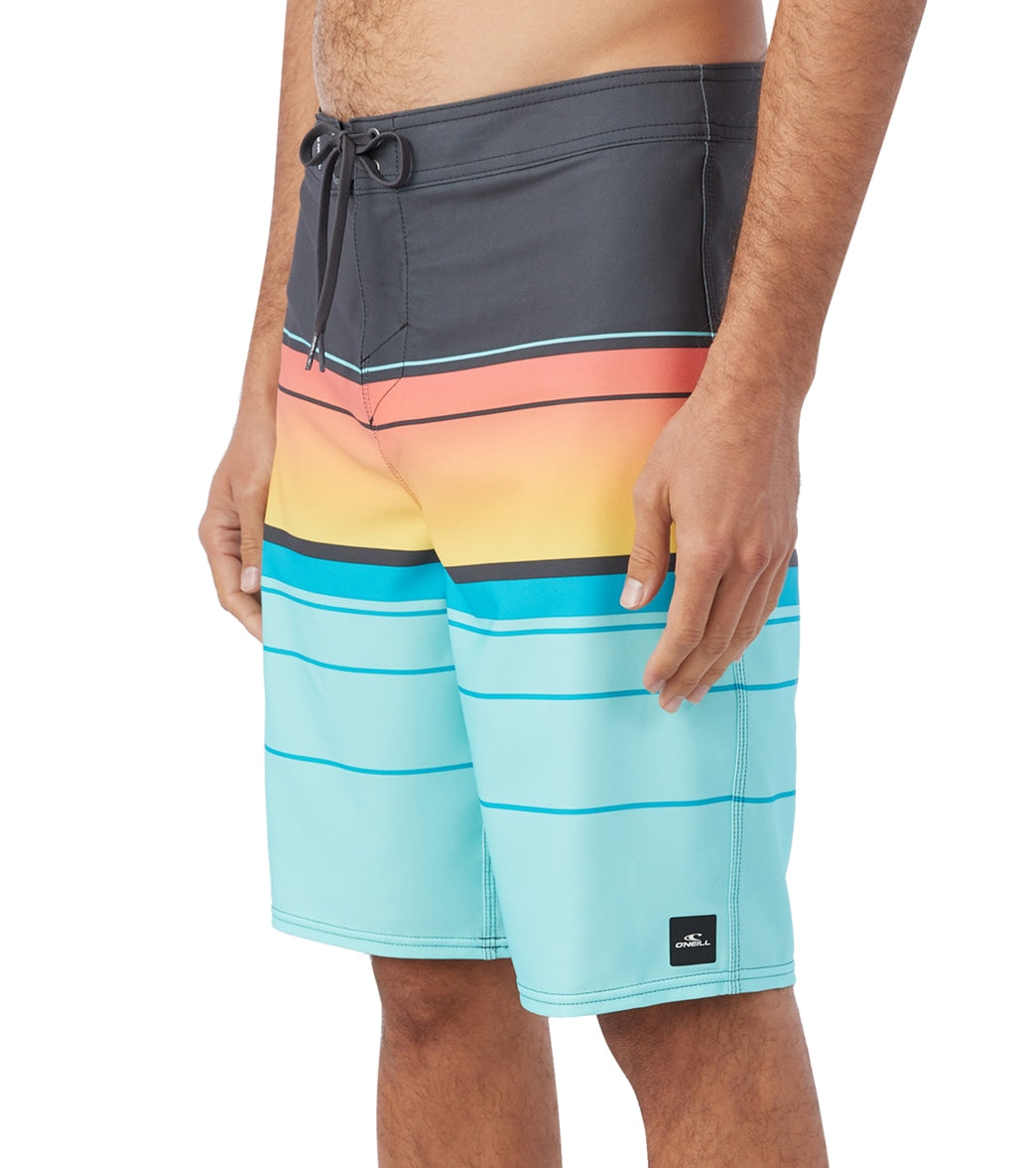 ONeill Mens 21 Hyperfreak Heat Stripe Board Shorts
