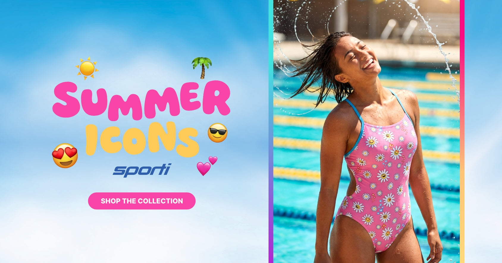 Sporti Summer Icon Swimwear and Swim Caps